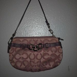 Purple Coach Mini Bag